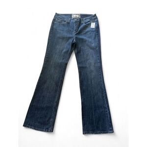 Christopher Webb Women’s Jeans 14/32  Dark Blue Straight Leg Embroidered